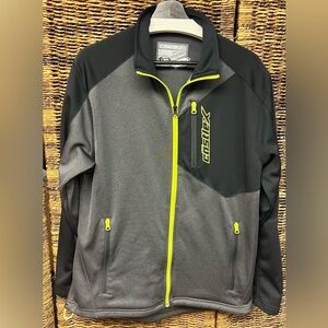 CastleX-Men's Mid-weight Fusion Performance‎ Jacket in Black/Gray w/highlights-L